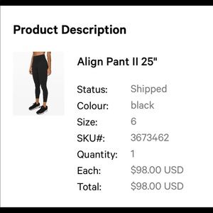 Lululemon align leggings